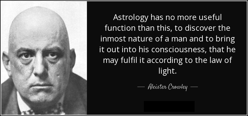 Aleister Crowley Astrology