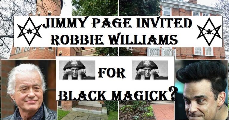 Jimmy Page Invited Robbie Williams For Black Magick?