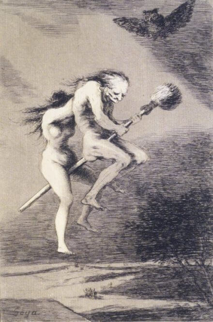 The First Known Depiction of a Witch on a Broomstick