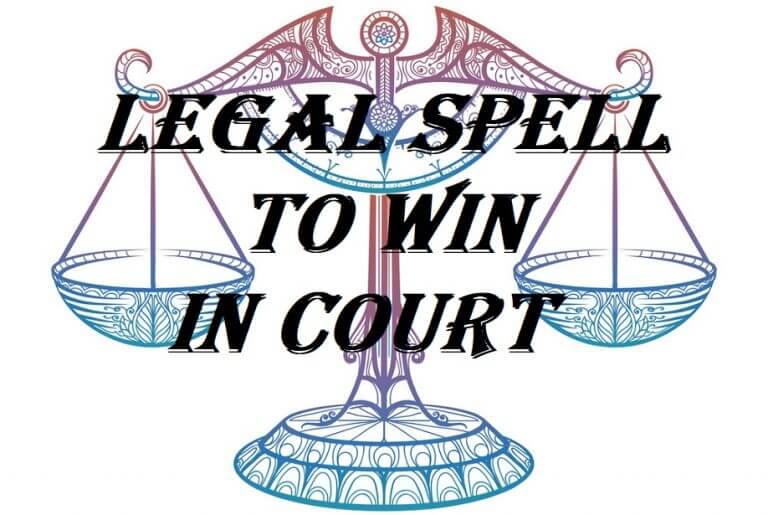 Legal Spell To Win In Court