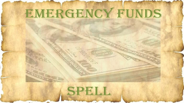Money Spells For Emergency Funds