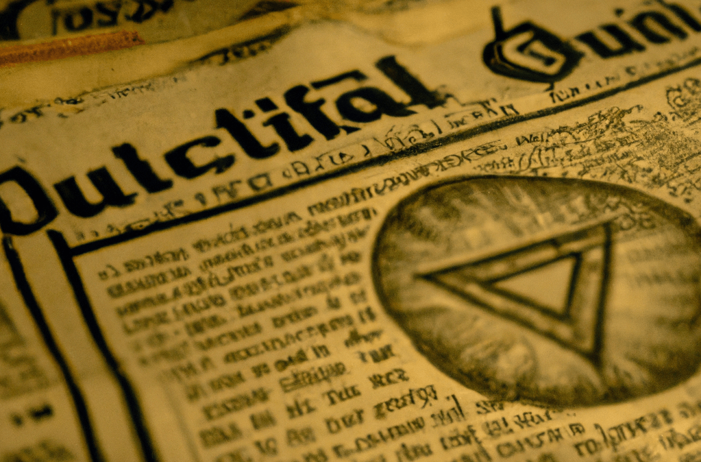 occult newspaper by izabael