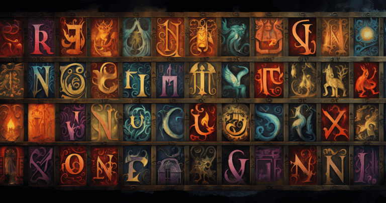 The Magickal Theban or Witches’ Alphabet