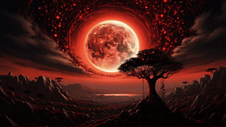 The Power of the Blood Moon in Magickal Workings