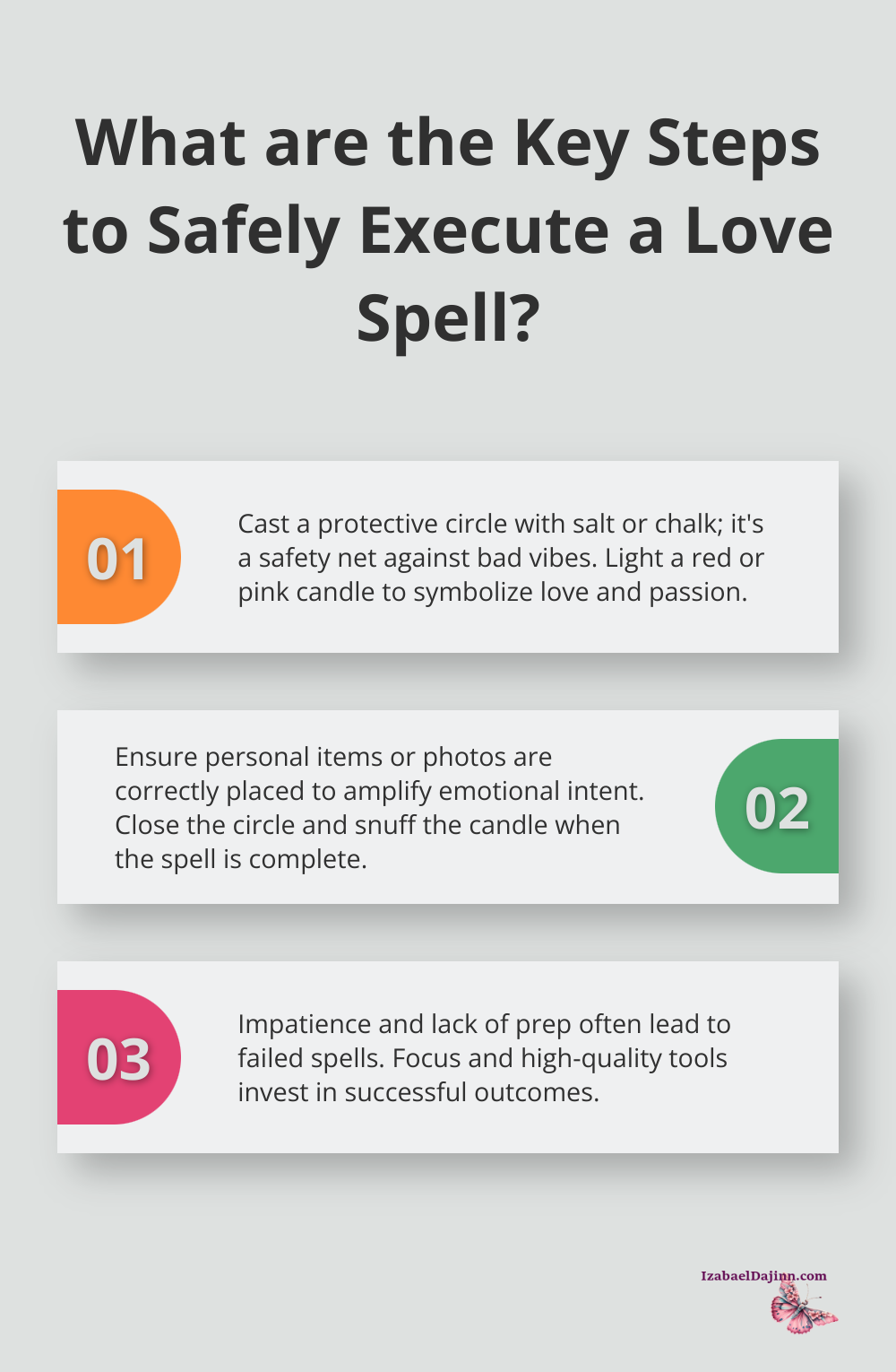 Fact - What are the Key Steps to Safely Execute a Love Spell?