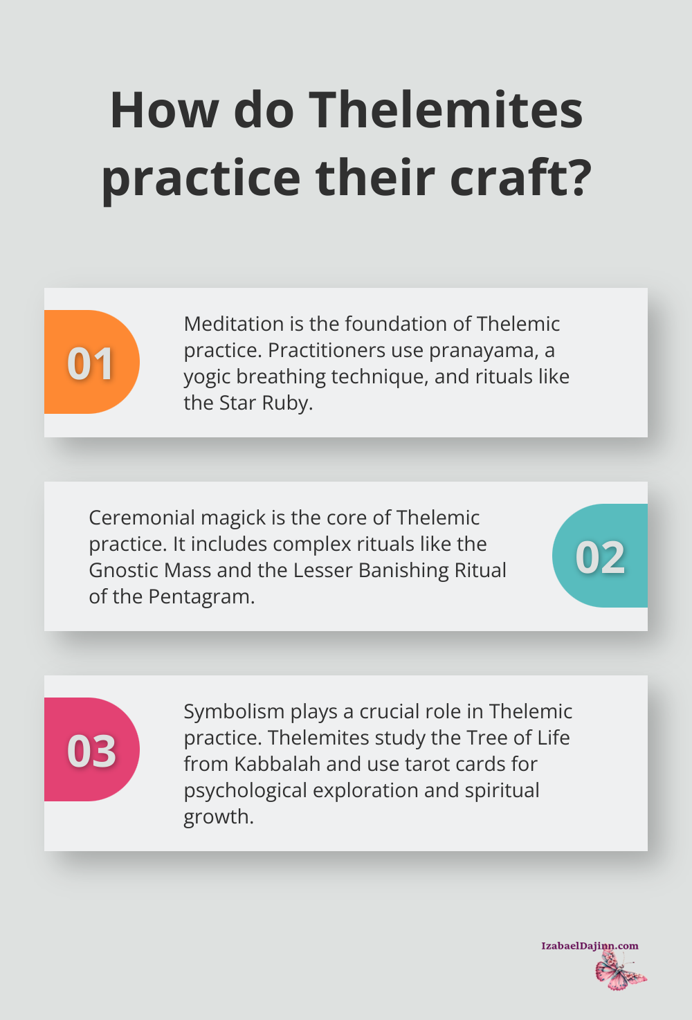 Fact - How do Thelemites practice their craft?